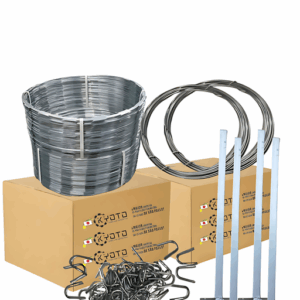 Kit 10m Concertina 30cm Simples Galvalume Padrão