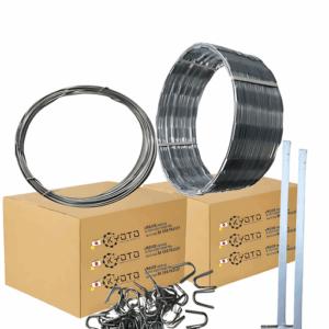 Kit 5m Concertina 45cm Simples Galvalume Padrão