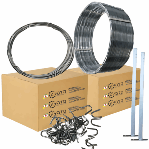 Kit 5m Concertina 30cm Simples Galvanizado