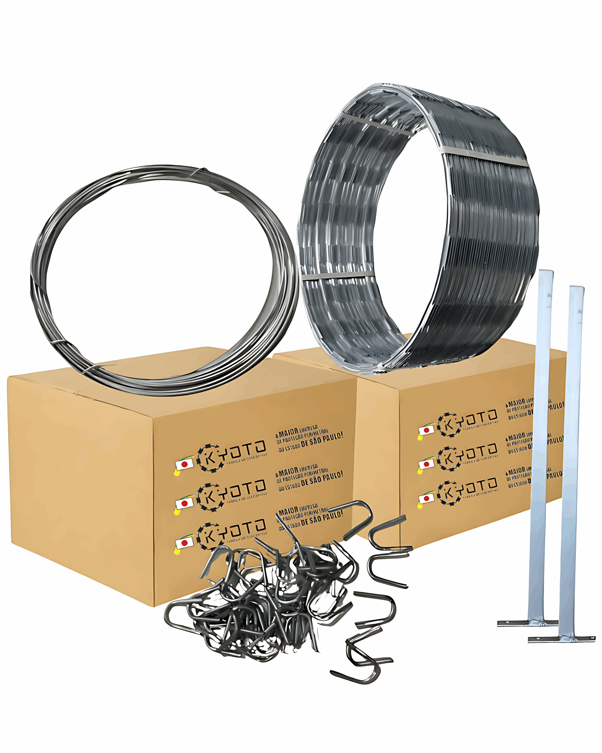 Kit 5m Concertina 30cm Simples Galvanizado