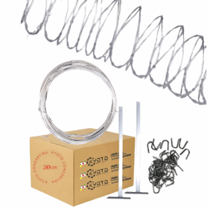 Kit 5m Concertina 30cm Clipada Galvalume Padrão