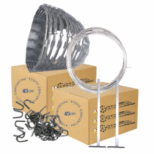 Kit 5m Concertina 30cm Clipada Galvalume Profissional
