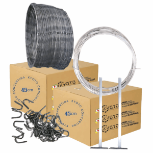 Kit 5m Concertina 45cm Clipada Galvalume Profissional