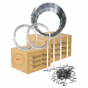 Kit 10m Concertina 30cm Simples Inox